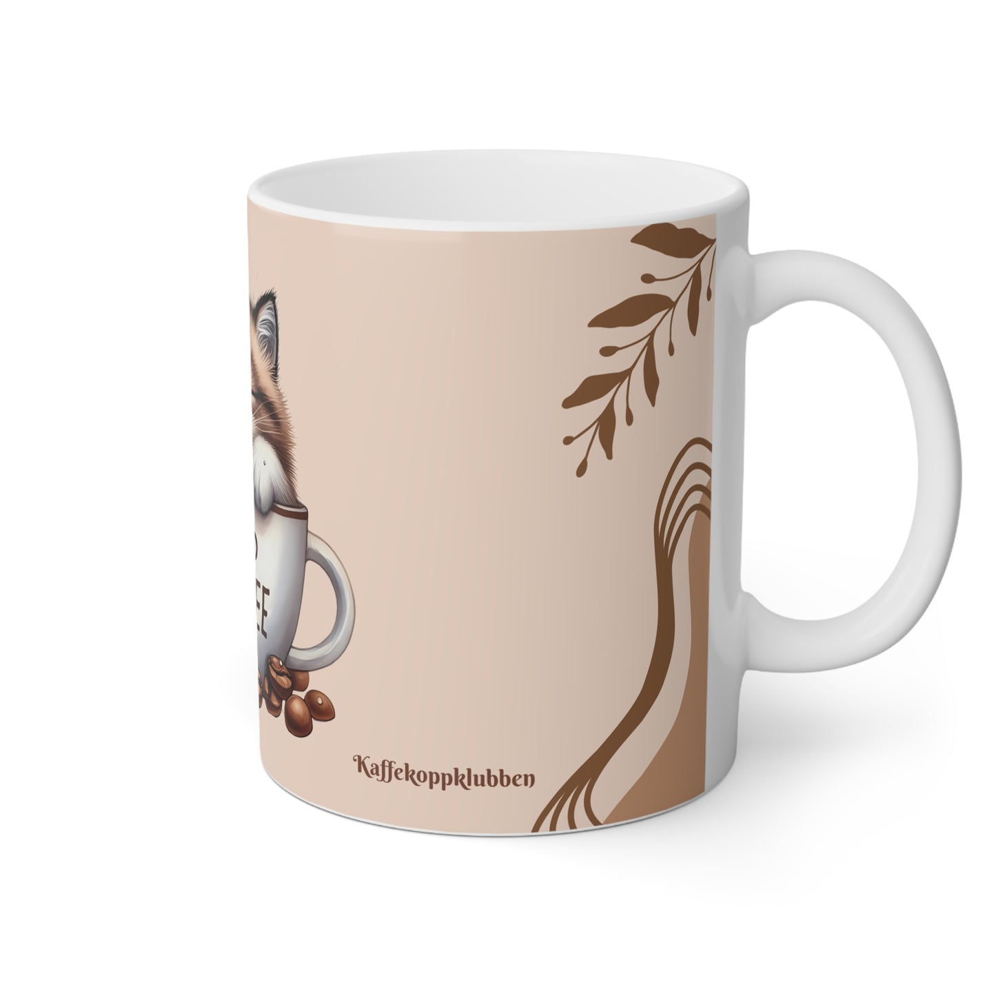I need coffee cat - Ditt navn/tekst