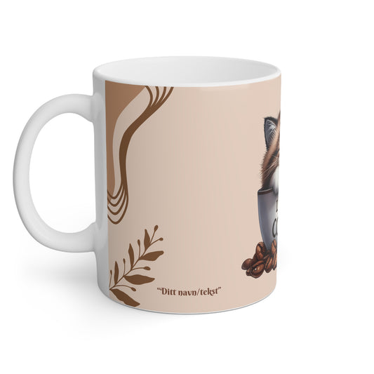 I need coffee cat - Ditt navn/tekst